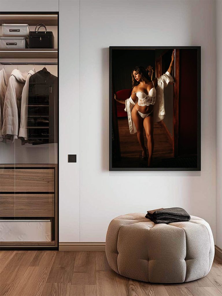 Boudoir wall art by Boudoir By Amy Gilmore